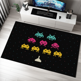 Retro Space Invaders Rug