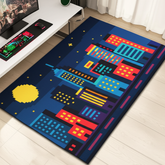 Pixel Cityscape Rug