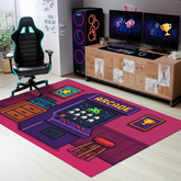 8-Bit Retro Arcade Rug