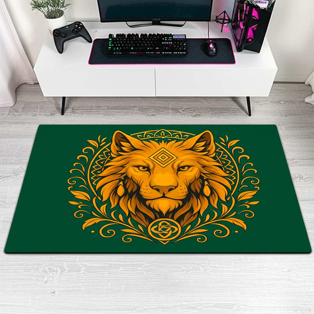 Golden Lion Rug