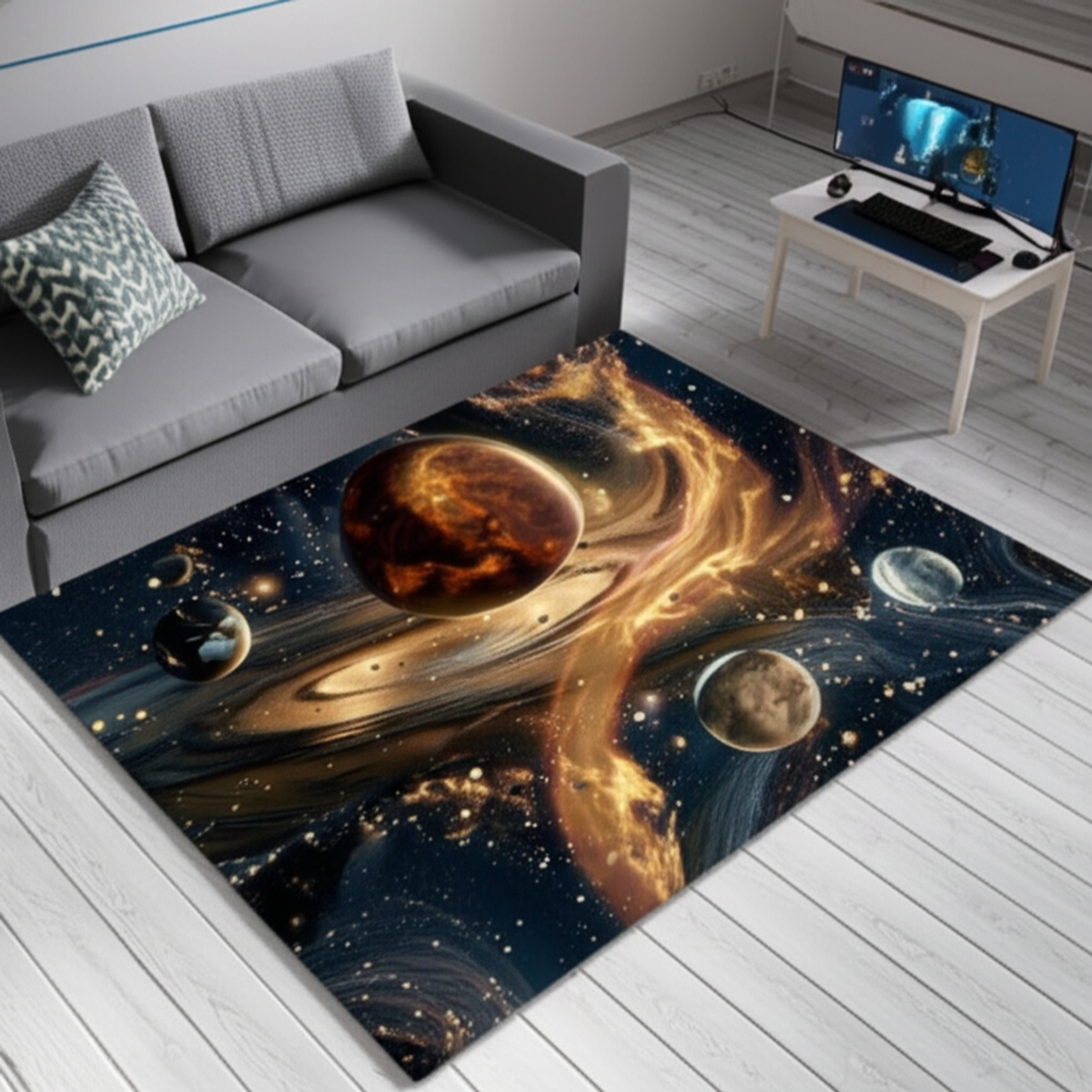 Dramatic Nebula Rug